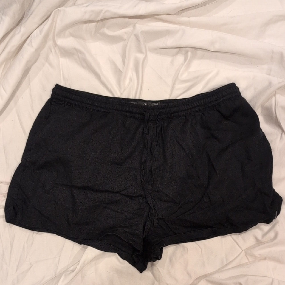 Volcom Women's Black Athletic Shorts